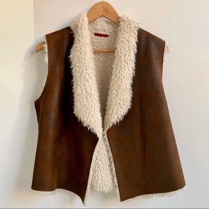 Velvet Suede Leather Vest